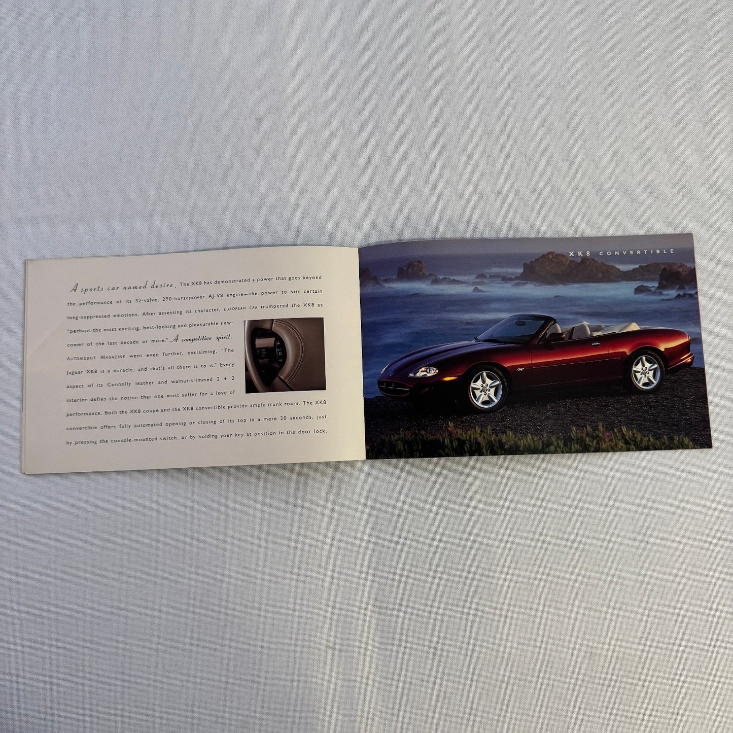 1999 Jaguar Car Brochure Catalog XK8 Coupe Convertible XJR XJ8 Vanden Plas