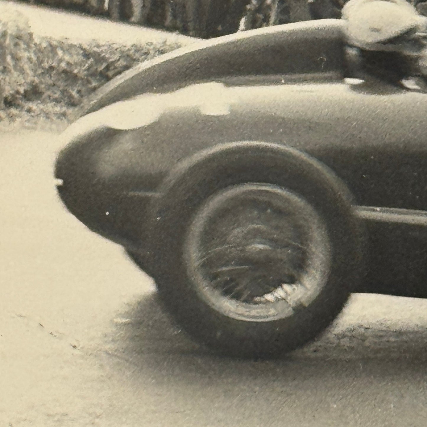 Vintage Racing Car Photo Photograph Print