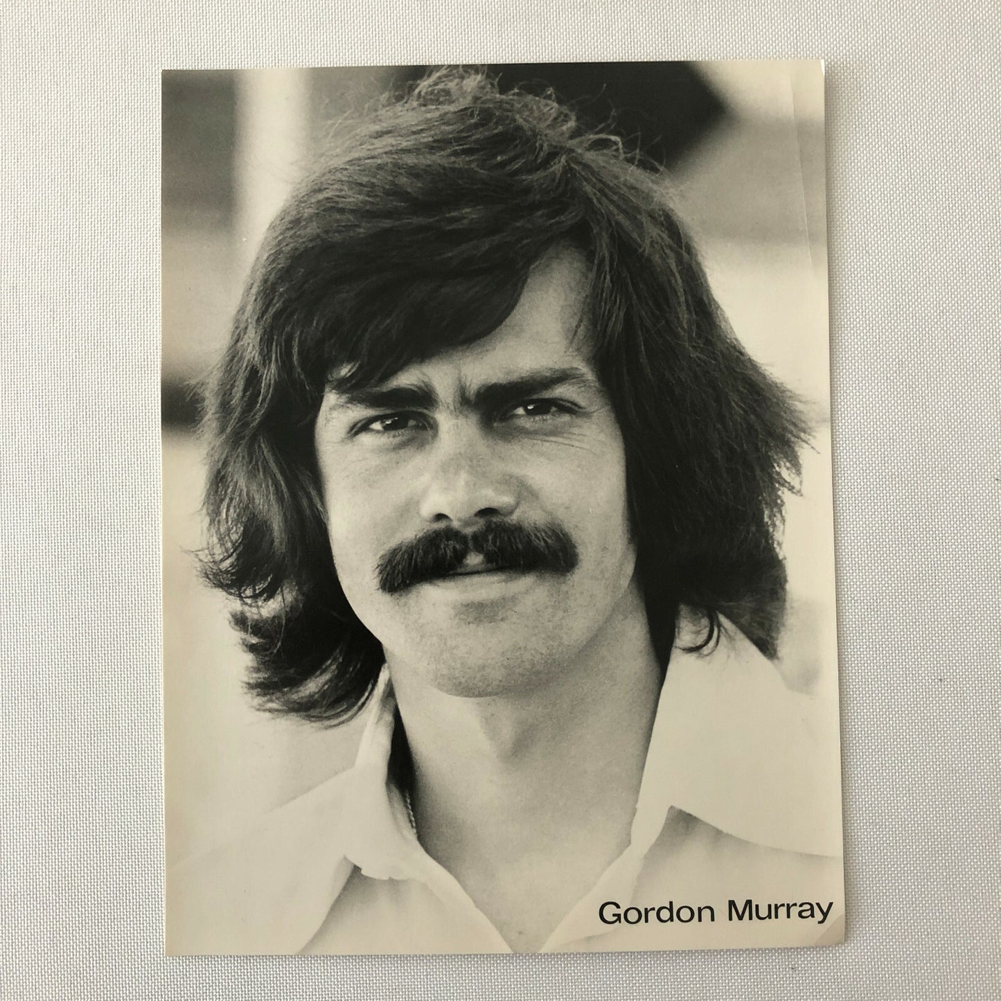 Vintage Gordon Murray Racing Designer Portrait Photo Photograph Brabham 