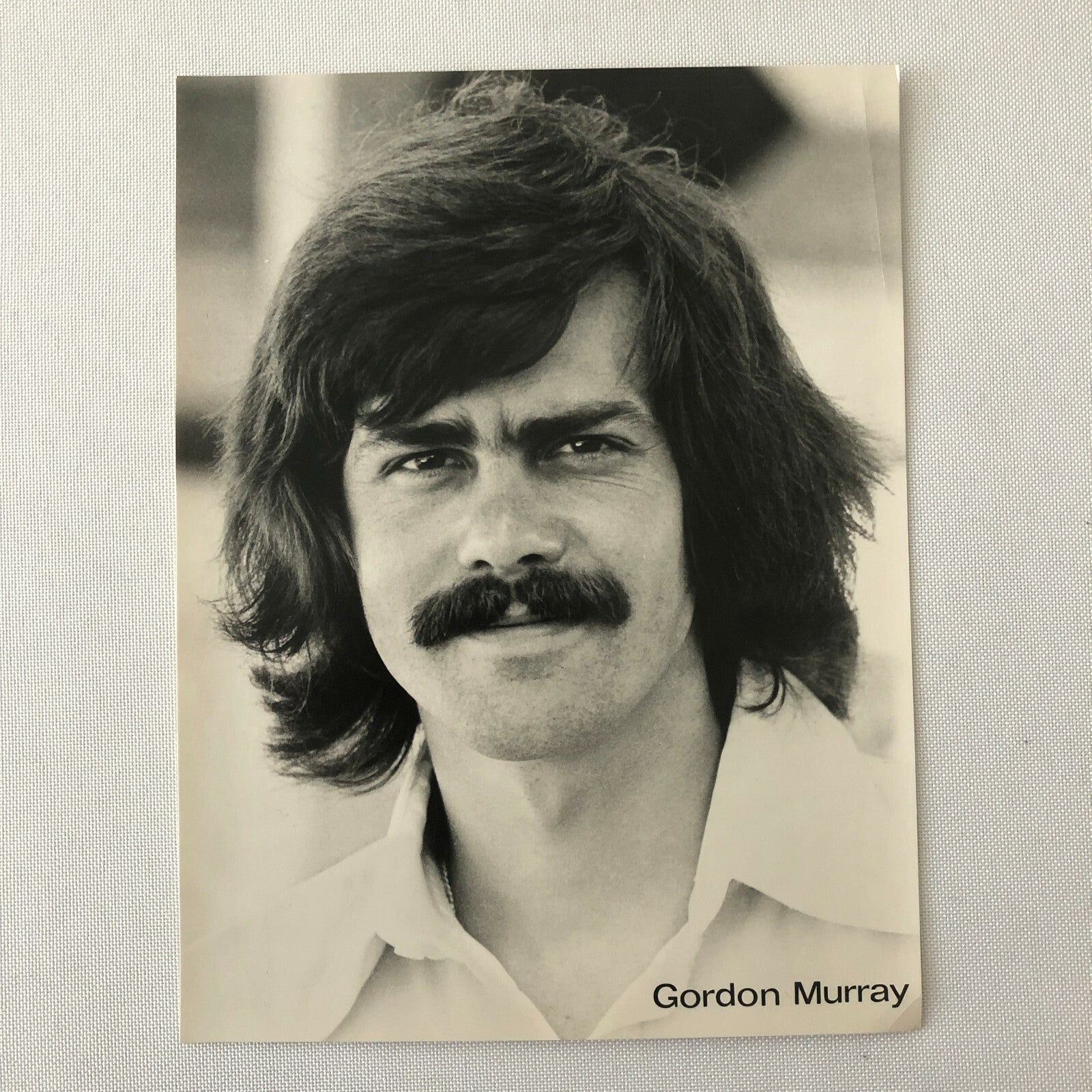 Vintage Gordon Murray Racing Designer Portrait Photo Photograph Brabham 