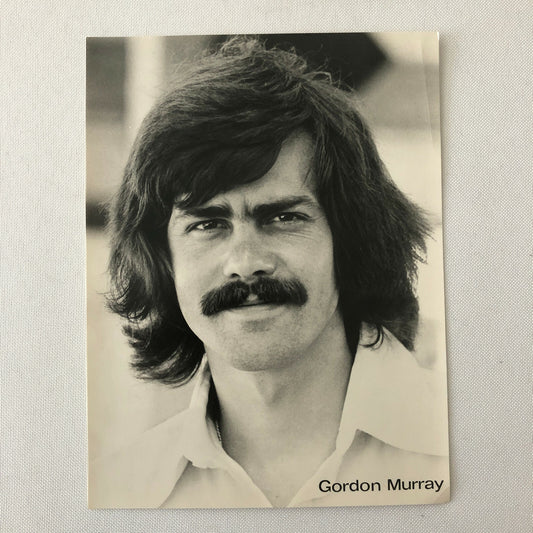 Vintage Gordon Murray Racing Designer Portrait Photo Photograph Brabham 
