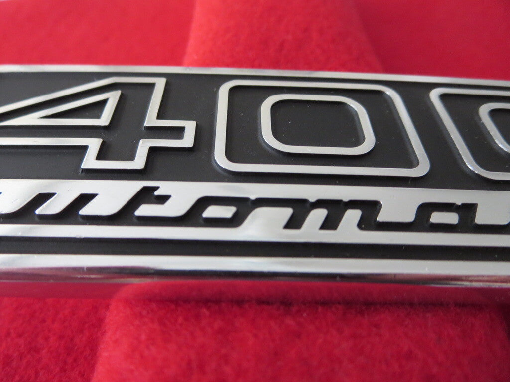 Ferrari 400 Automatic Badge Emblem Script Logo - Authentic Factory Original 