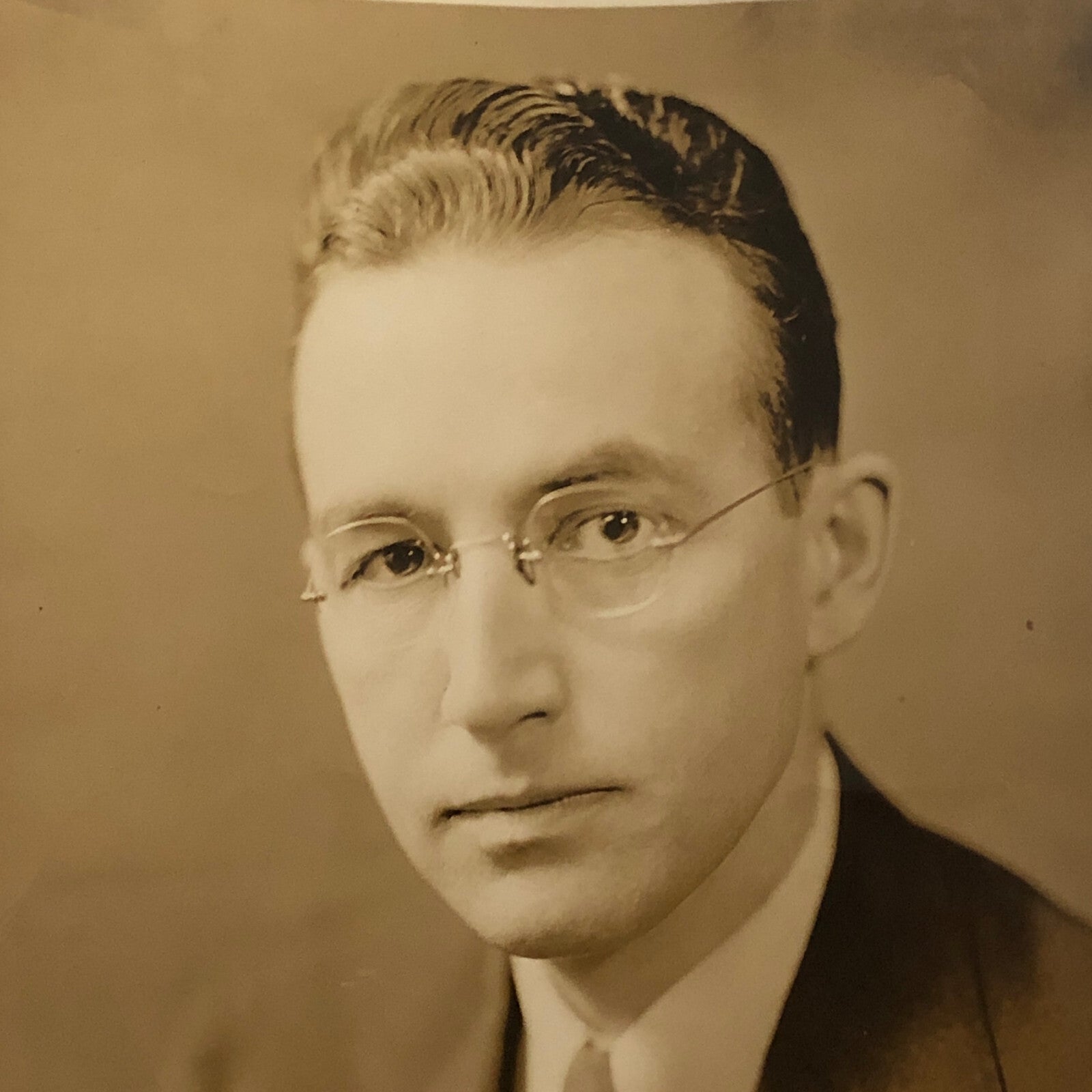 Press Photo Photograph Assistant Secretary of Labor Arthur Altmeyer 1934