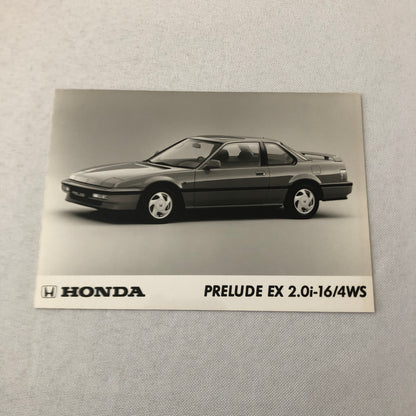 Honda Prelude EX 2.0i Car Factory Press Photo Photograph Print