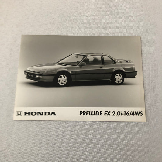 Honda Prelude EX 2.0i Car Factory Press Photo Photograph Print