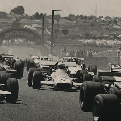 Vintage Grand Prix Car Racing Photo Photograph Image Print