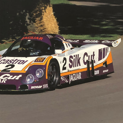 Vintage Jaguar Silk Cut XJR-9LM Racing Car Photo Photograph Jaguar XJR 9LM 
