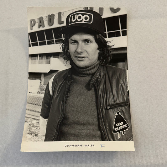 Jean Pierre Jarier UOP Shadow Racing Driver Photo Photograph Print