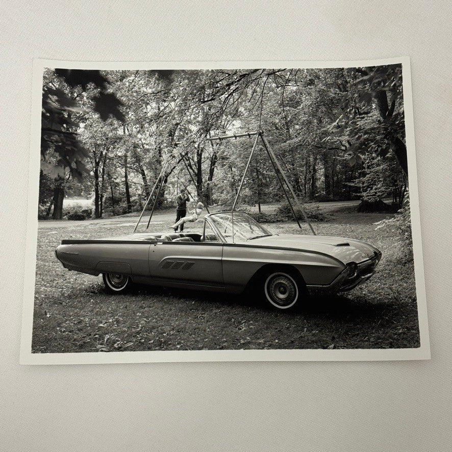 Vintage 1963 Ford Thunderbird Car Automobile Photo Photograph Modern Print