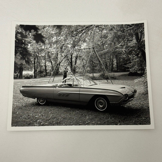 Vintage 1963 Ford Thunderbird Car Automobile Photo Photograph Modern Print
