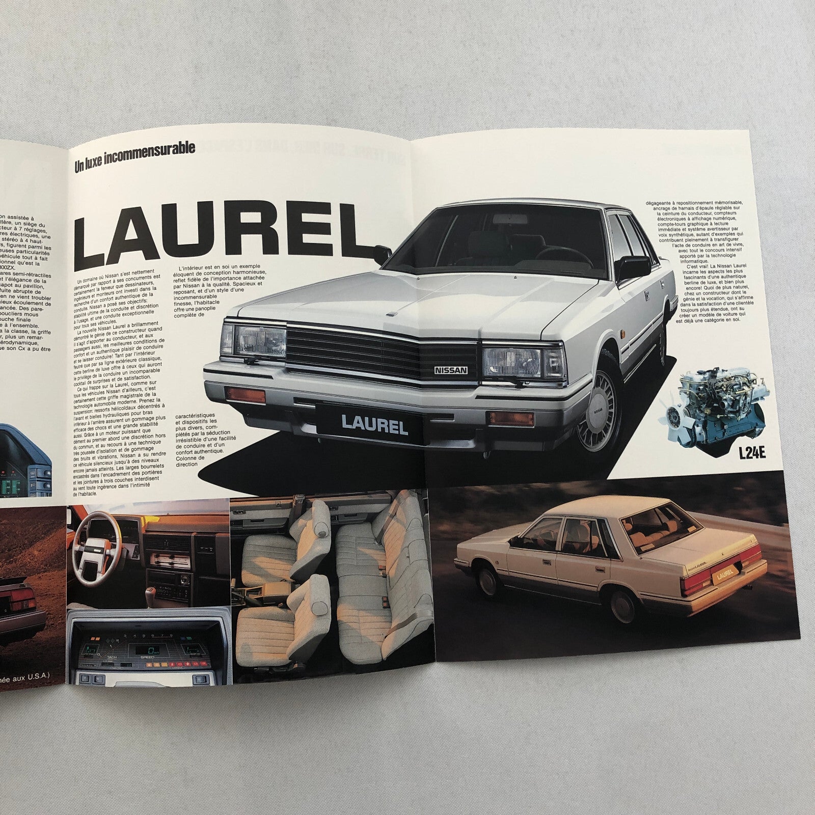 Nissan Car Sales Brohcure Catalog 300ZX 300 ZX Laurel FRENCH Text European