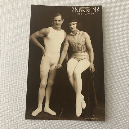 Circus Performer Dancer Acrobat Photo Postcard Post Card RPPC 2 Nonsen Rob Cimse