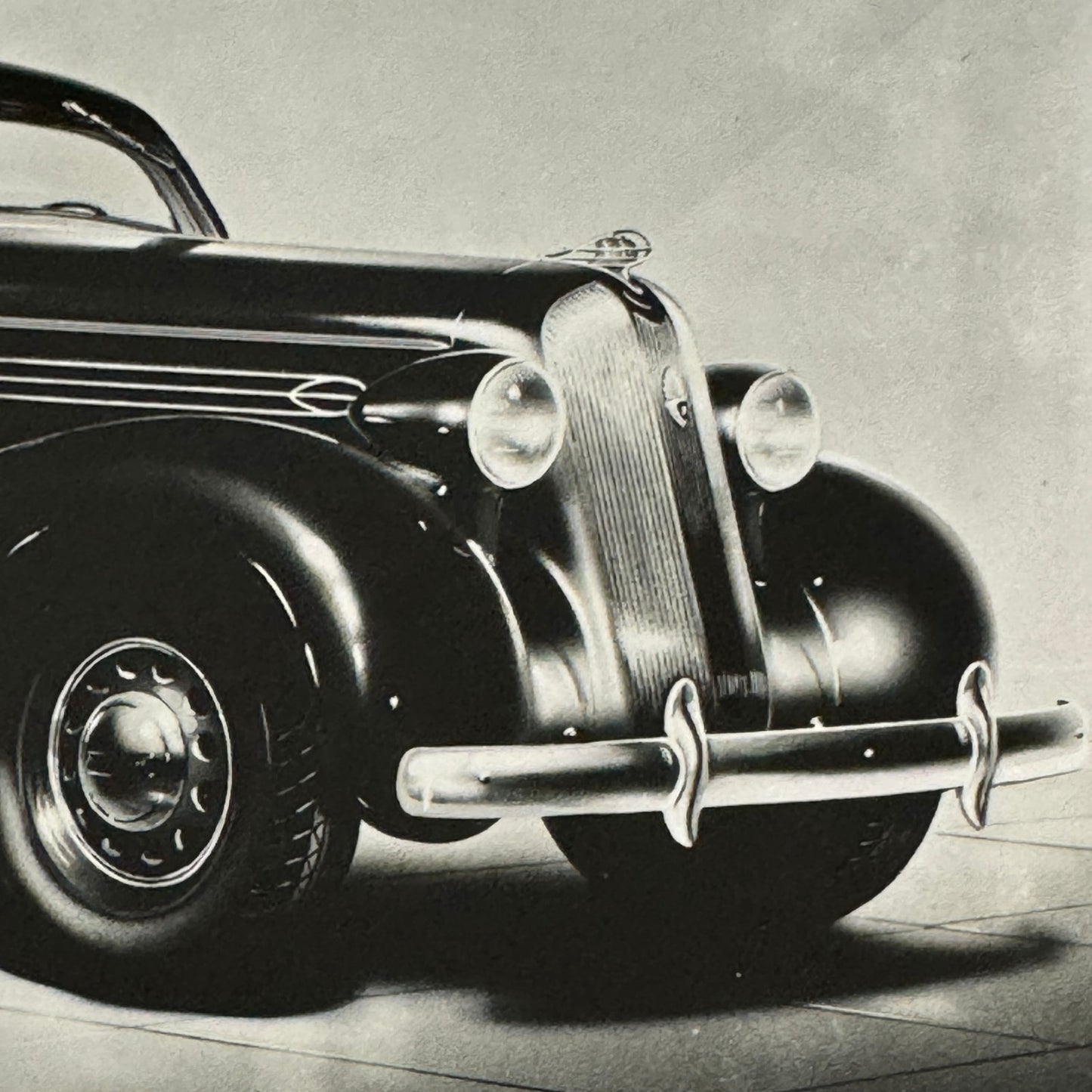 1936 Plymouth Car Automobile Photo Photograph Vintage Image Modern Print