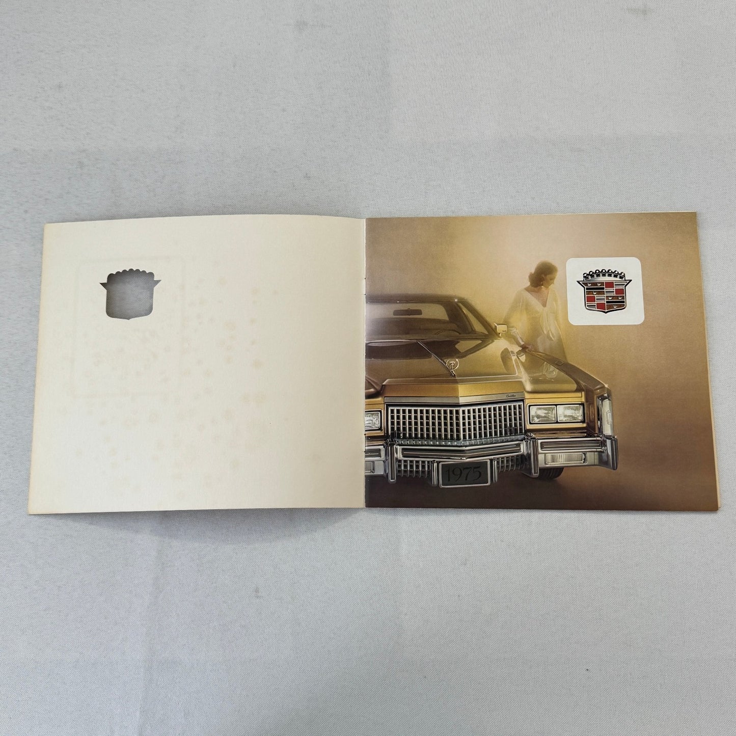 1975 Cadillac Car Sales Brochure Catalog Coupe DeVille Calais Eldorado +