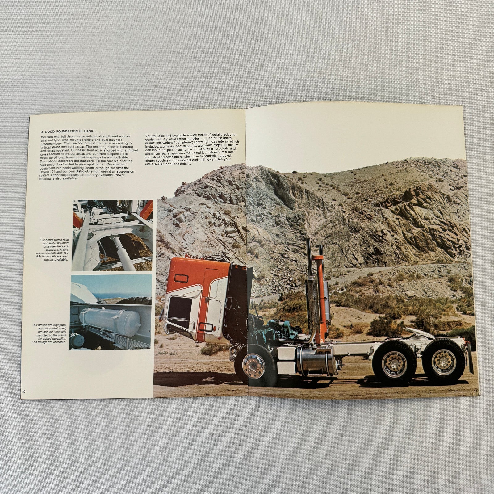 GMC Astro 95 Truck Sales Brochure Catalog Advertising Vintage