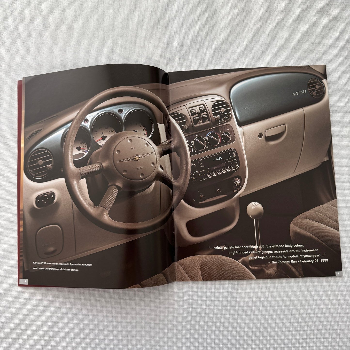 2001 Chrysler PT Cruiser Car Sales Brochure Catalog Advertising Canadian