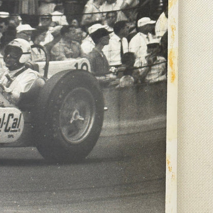 Vintage Indy Racing Phtoo Jimmy Bryan 1960 Last Race Photograph Indianapolis