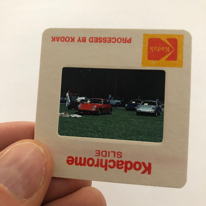 Porsche 911 Car Show 35mm Photo Slide Vintage 1981