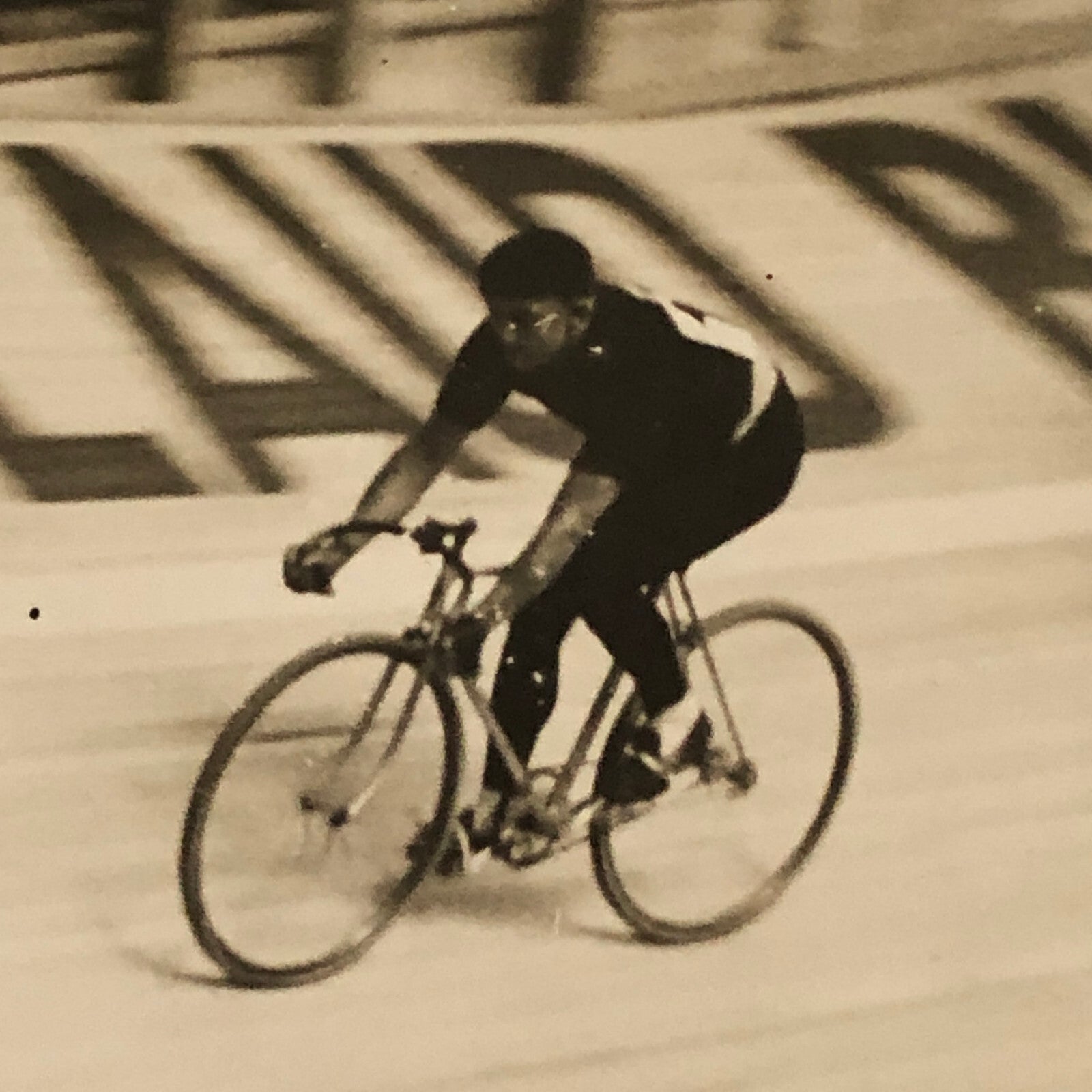 1934 Press Photo Bicycle Racing Olympia Bike Race LNA Photograph
