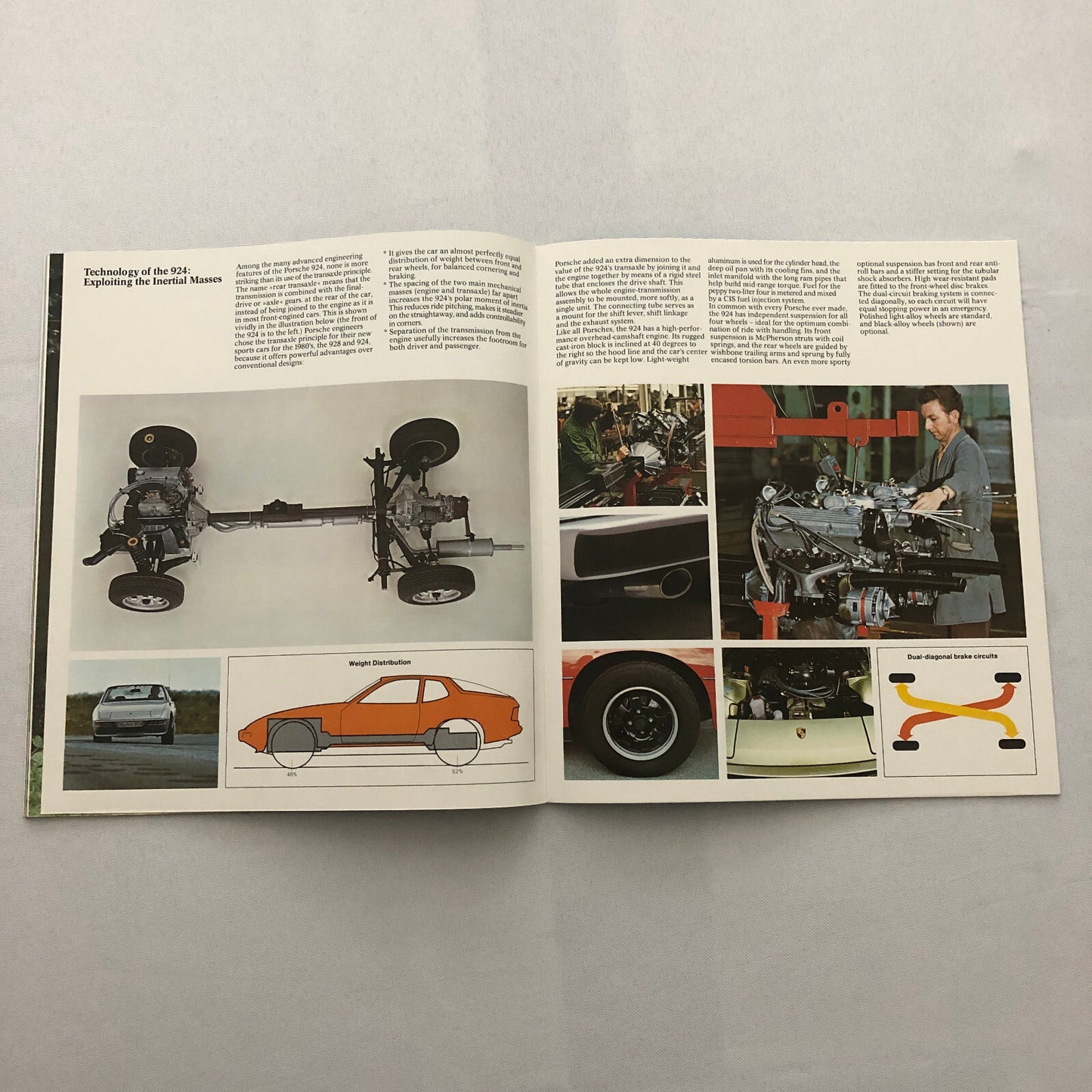 1979 Porsche 924 Sales Brochure Catalog Advertising Prospekt