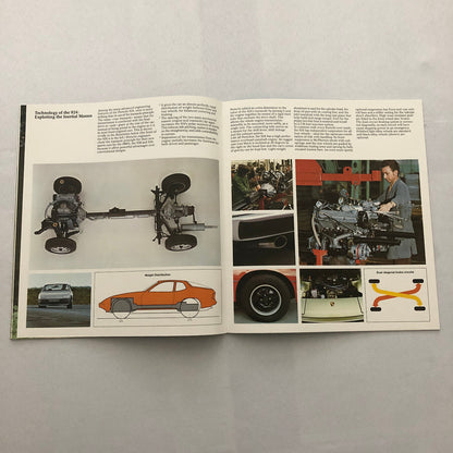 1979 Porsche 924 Sales Brochure Catalog Advertising Prospekt