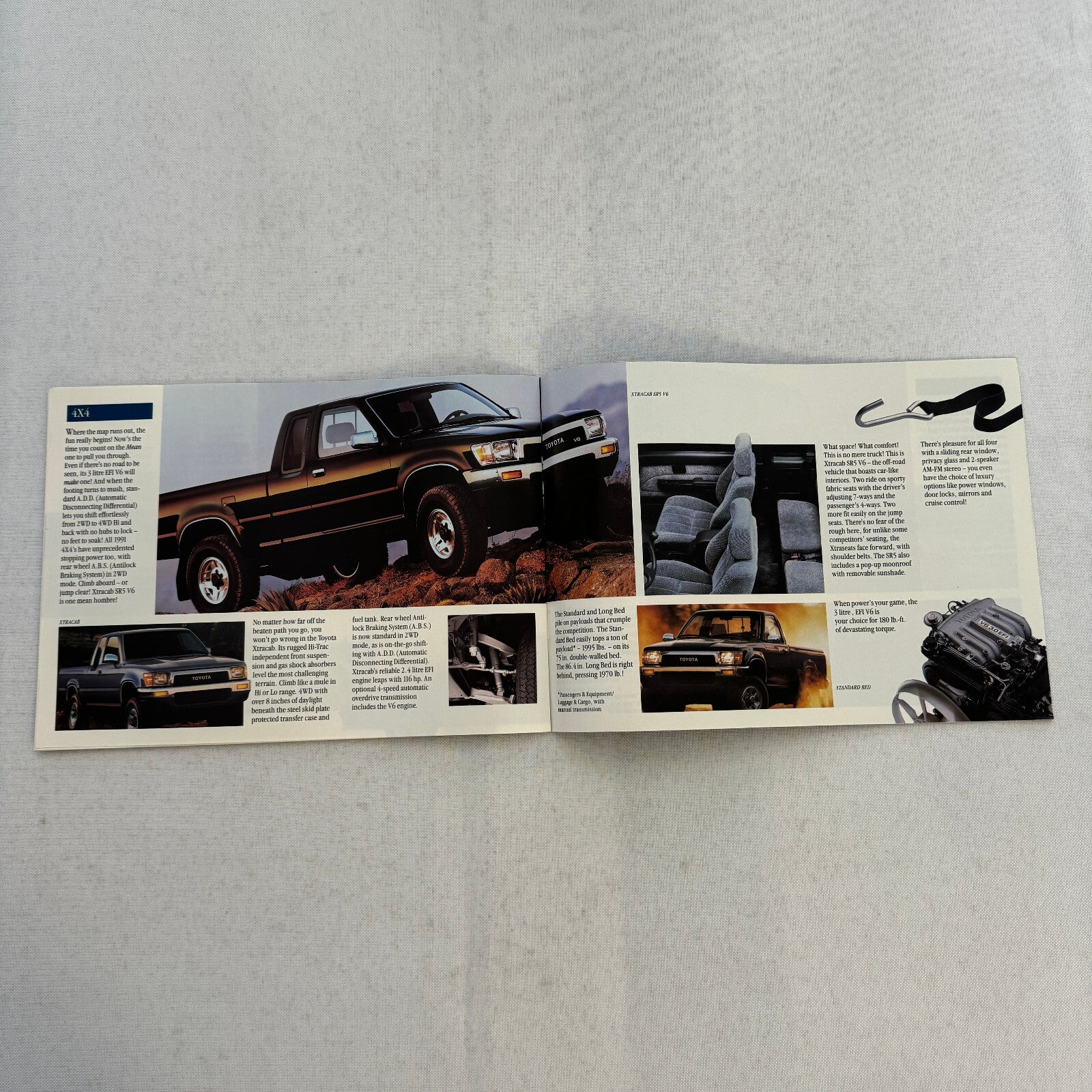 1991 Toyota Sales Brochure Catalog Supra Cressida 4Runner Previa Celica MR2 +