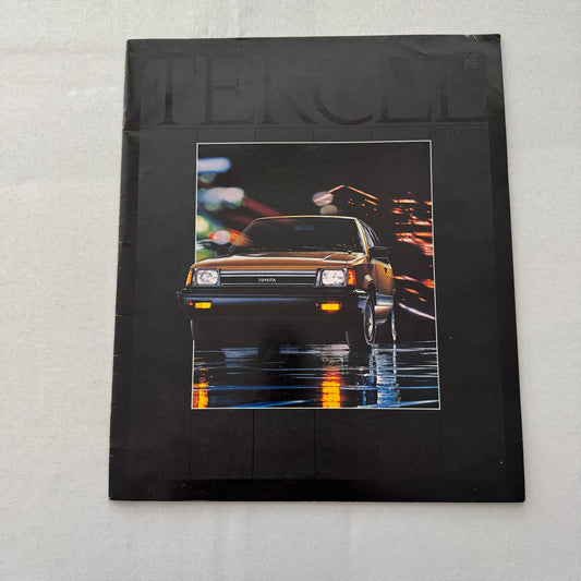 1983 Toyota Tercel Car Sales Brochure Catalog SR5 Wagon Liftback 4WD Vintage