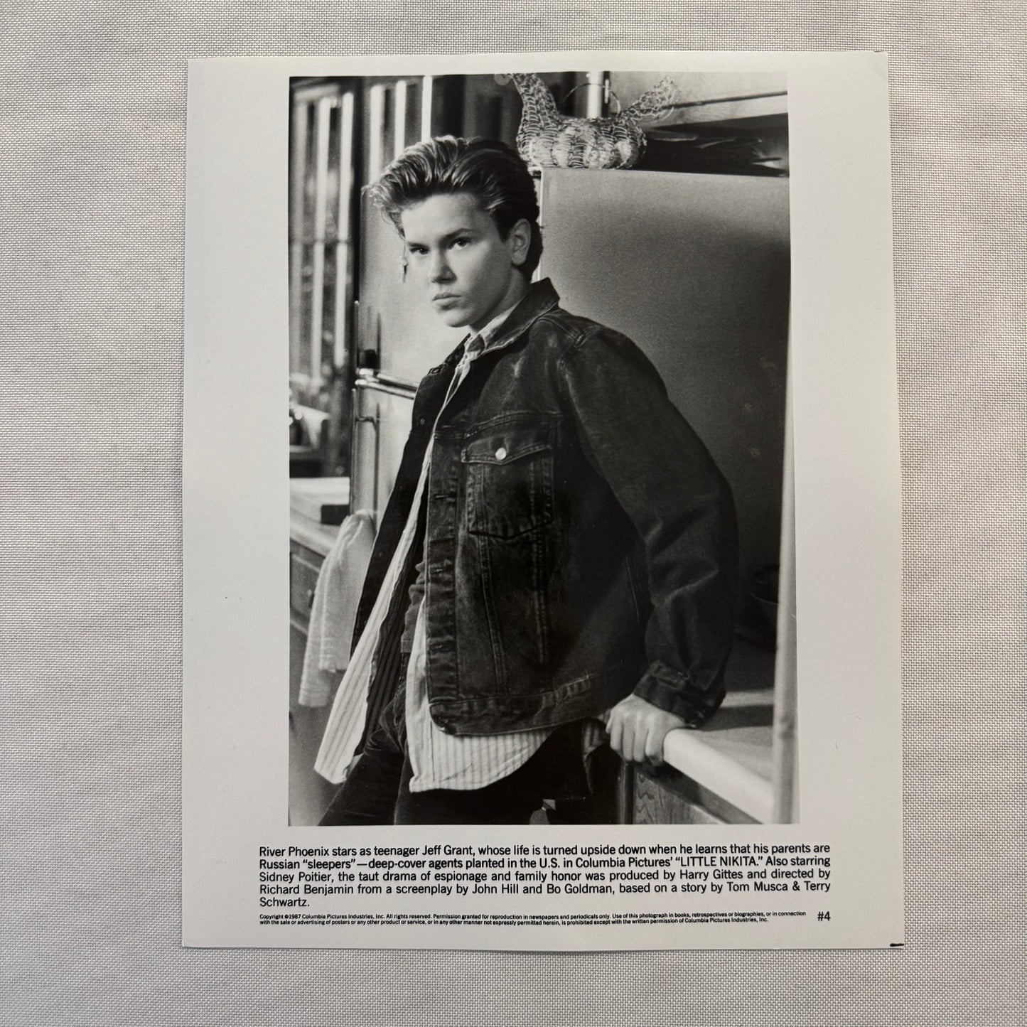 River Phoenix Little Nikita Movie Press Photo Publicity Photograph 1987