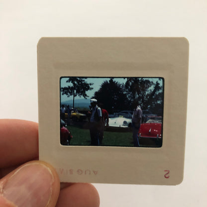 Porsche 356 Car Show 35mm Photo Slide Vintage 1981
