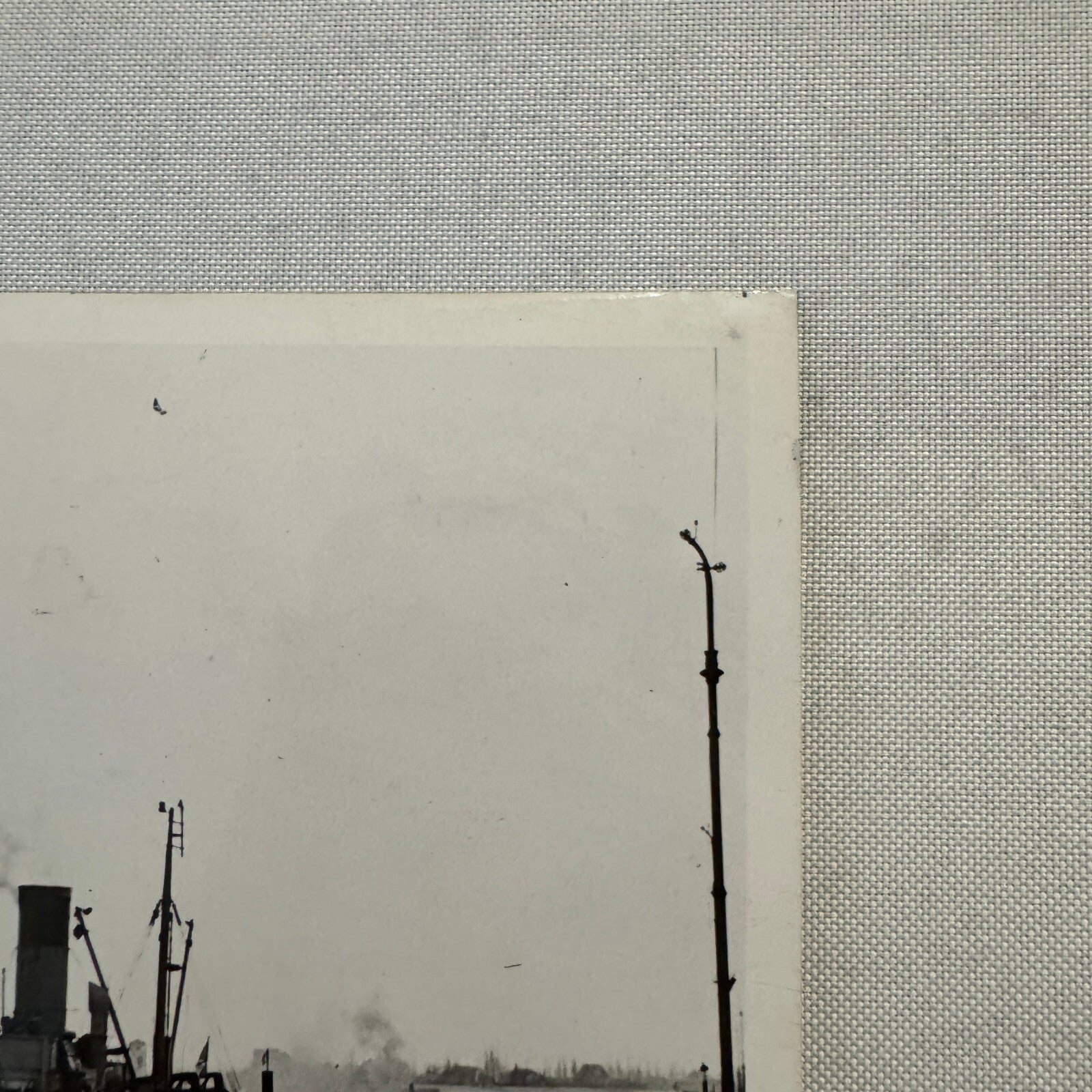 Vintage Press Photo Photograph Antwerp Belgium Allied Shipping Ship Boat WW2