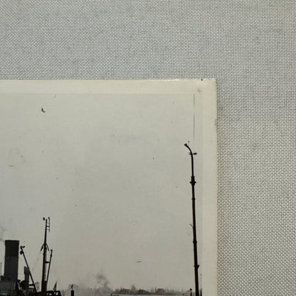 Vintage Press Photo Photograph Antwerp Belgium Allied Shipping Ship Boat WW2