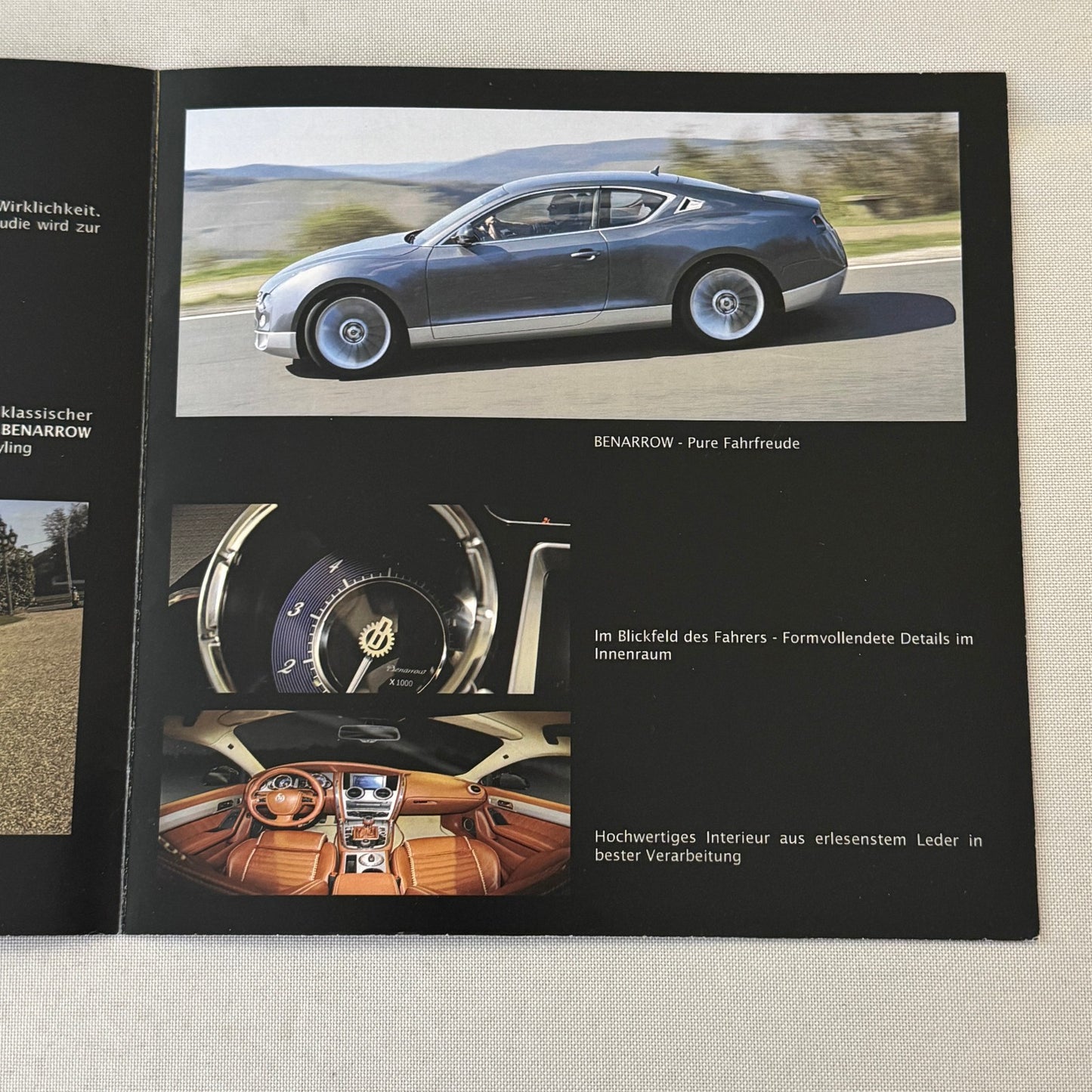 Benarrow Benninghoven Car Automobile Sales Brochure Catalog German 2009