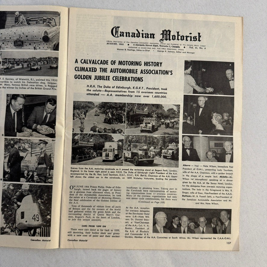 1955 Canadian Motorist Magazine General Motors Parade of Progress Futureliner +