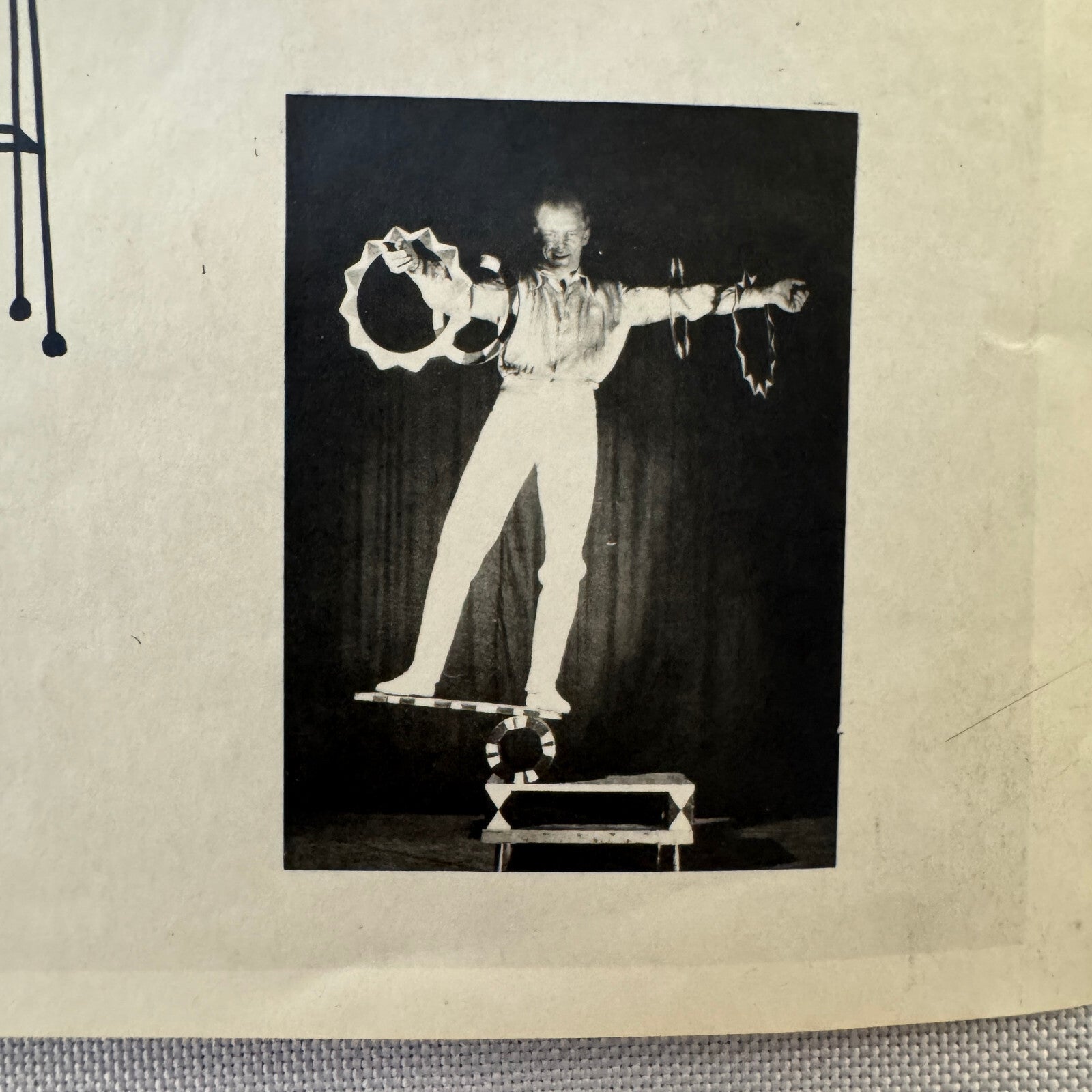 Vintage Circus Juggling Balancing Act Flyer Mrallano
