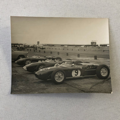 Vintage Grand Prix Car Racing Photo Photograph Print 