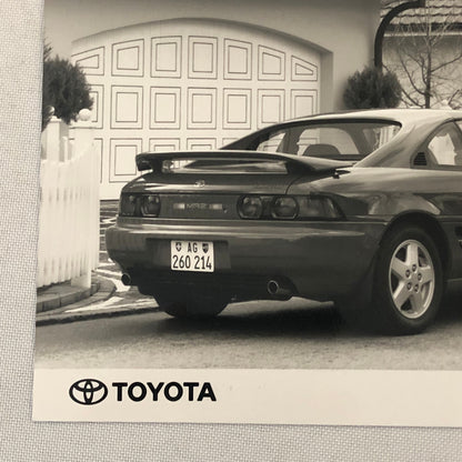 Vintage Toyota MR2 Car Factory Press Photo Photograph