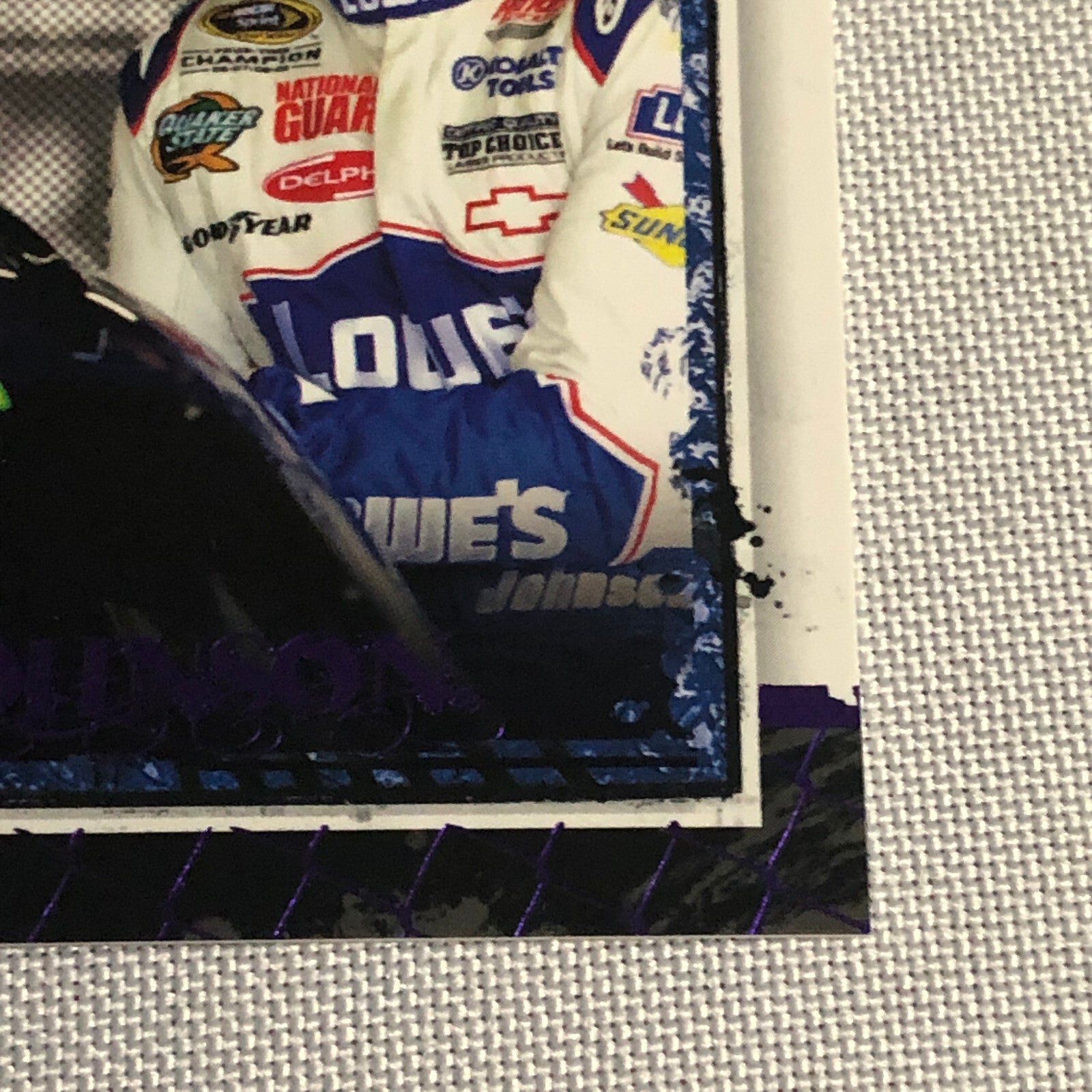 2010 Jimmie Johnson Wheels Main Event Purple Parallel Nascar /25 NASCAR
