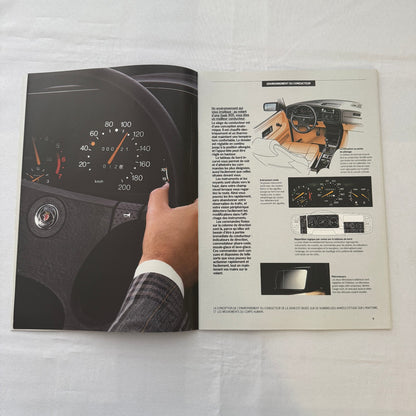 1987 Saab 900i Car Sales Brochure Catalog Vintage Saab 900 FRENCH European