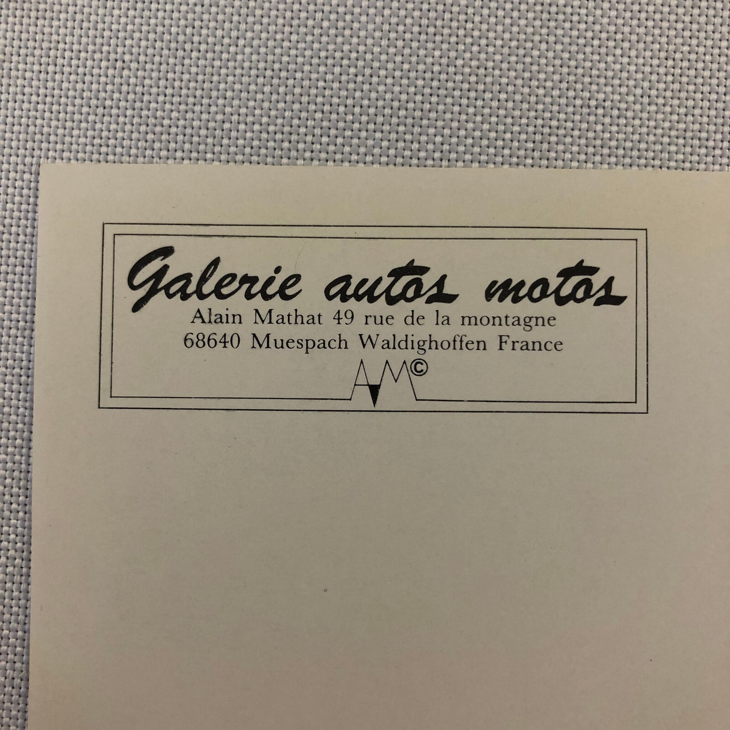 Ferrari 250 Lusso Illustration Art Postcard Post Card Alain Mathat