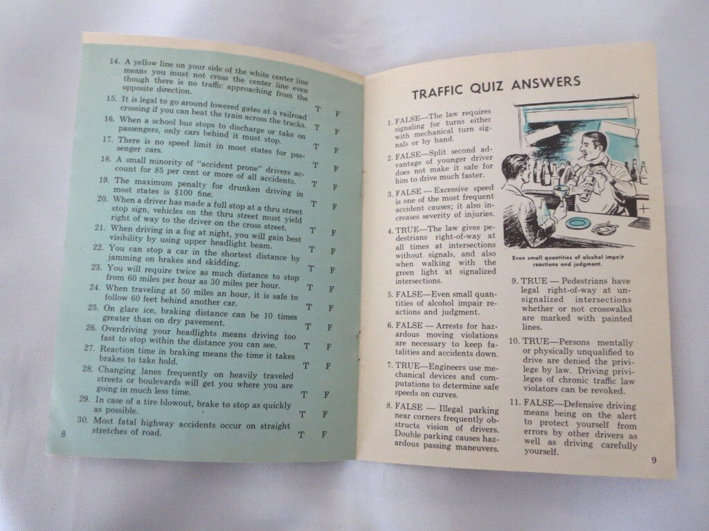1956 What Kind of Driver are You Book Lloyd Norman - Vintage Car Road Sociopath 