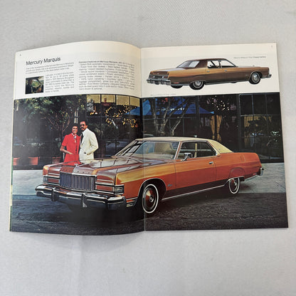 1974 Mercury Car Sales Brochure Catalog Marquis Montego Cougar Comet Monterey