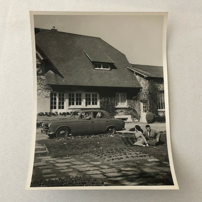 Vintage Peugeot 403 Car Automobile Photo Photograph Print