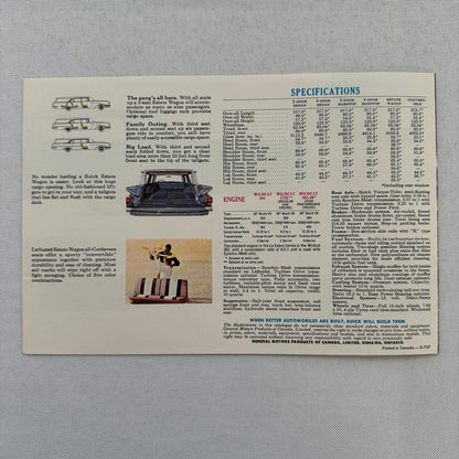1960 Buick LeSabre Car Sales Brochure Catalog Station Wagon Coupe Convertible