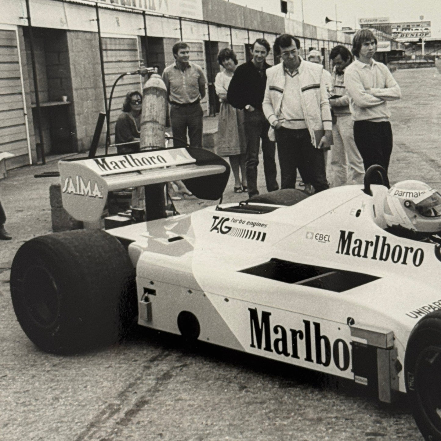 Niki Lauda Marlboro Racing Porsche TAG Turbo Car Photo Photograph Print