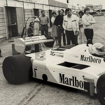 Niki Lauda Marlboro Racing Porsche TAG Turbo Car Photo Photograph Print