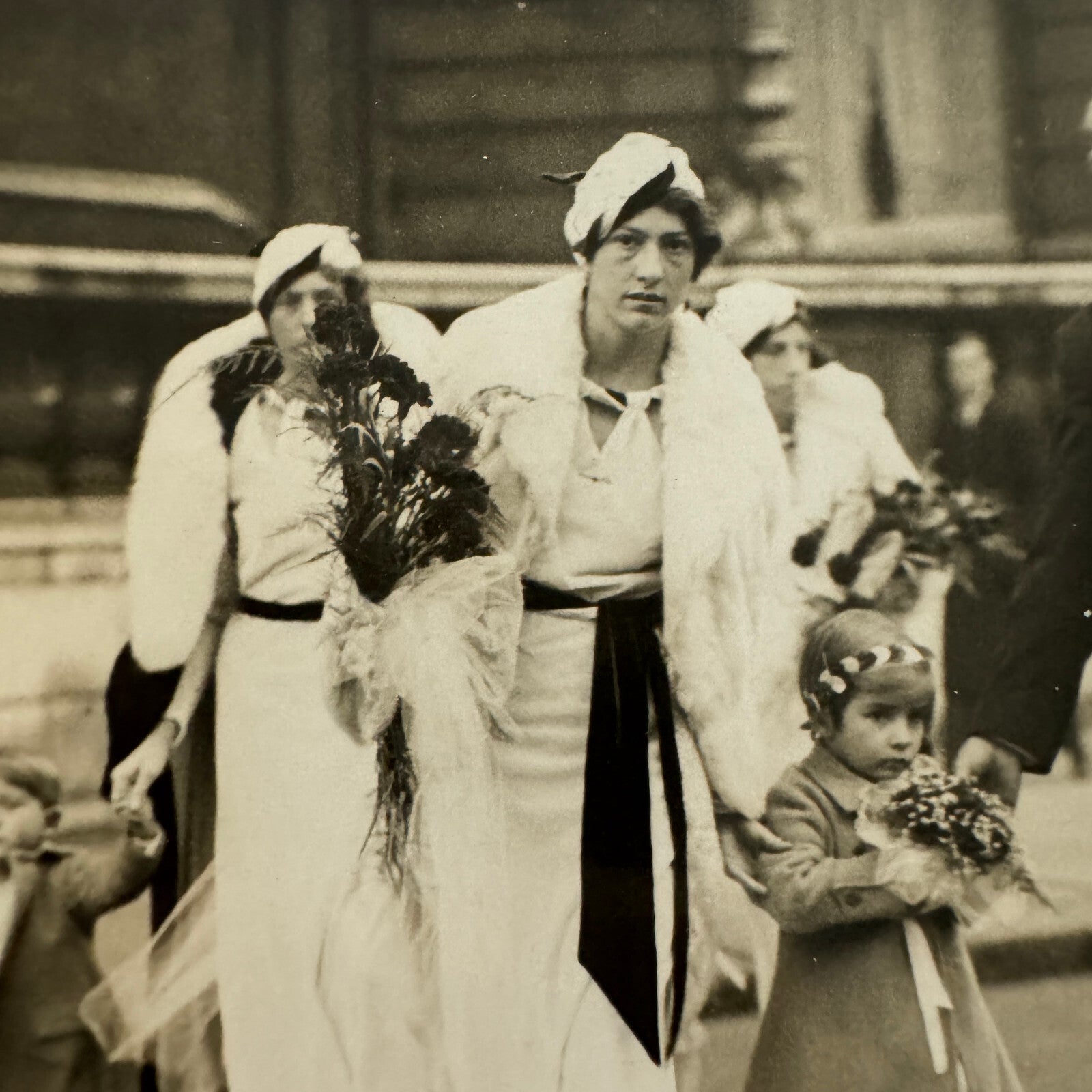 1933 Wedding Press Photo Photograph British Underwood & Underwood Topical Press