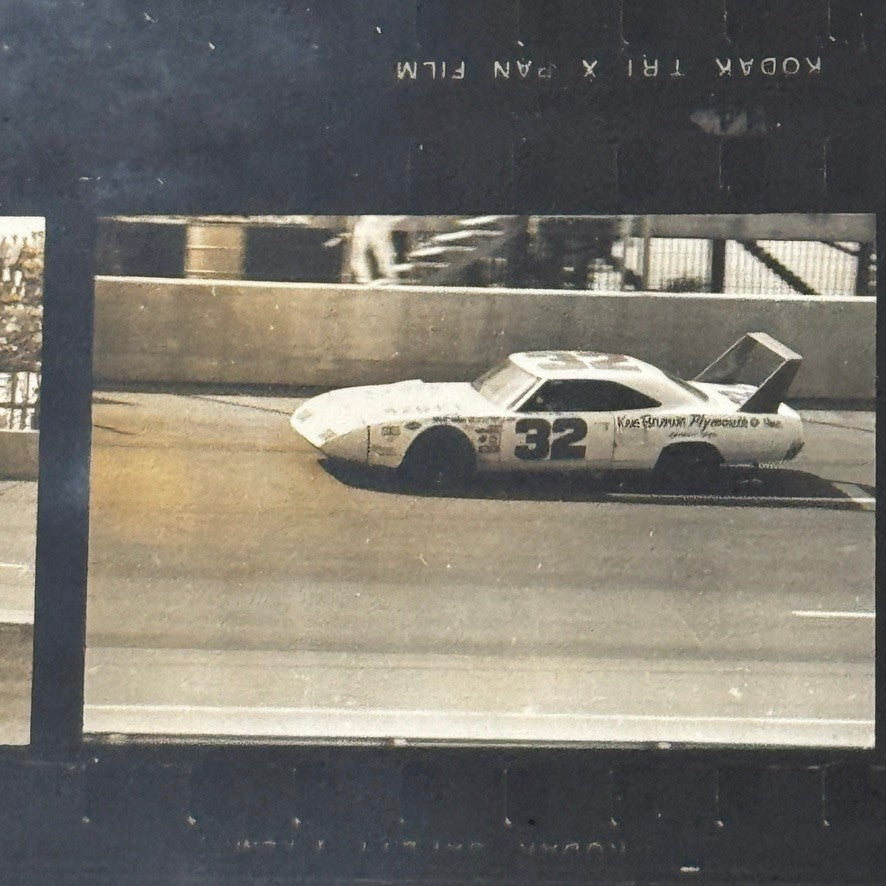 Vintage NASCAR Racing Photo Contact Sheet Motorsport Charger Daytona