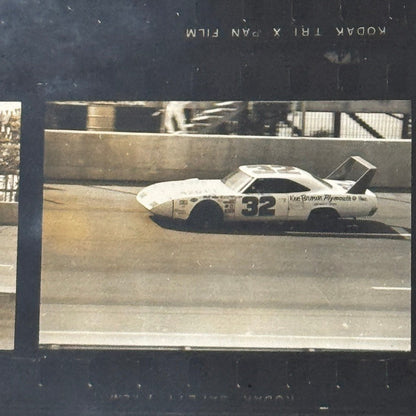 Vintage NASCAR Racing Photo Contact Sheet Motorsport Charger Daytona