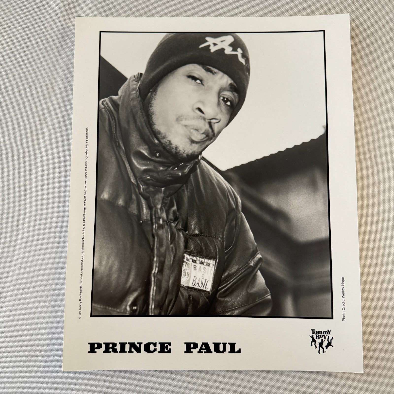 Prince Paul Music Publicity Press Photo Photograph Singer Artist Hip Hop Rap