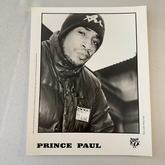 Prince Paul Music Publicity Press Photo Photograph Singer Artist Hip Hop Rap